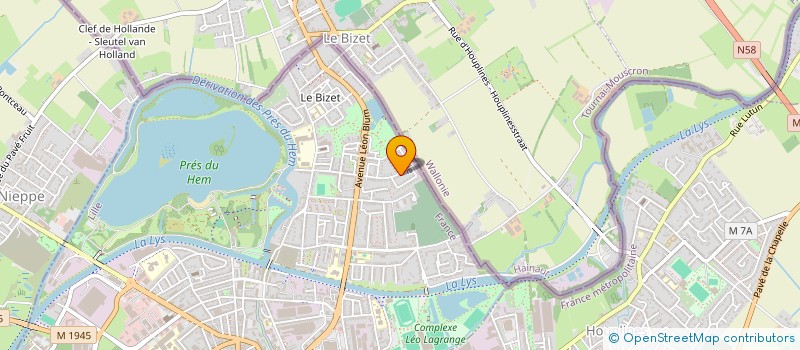 localisation de l'entreprise ARMENTIERES FUTSAL  ARMENTIERES