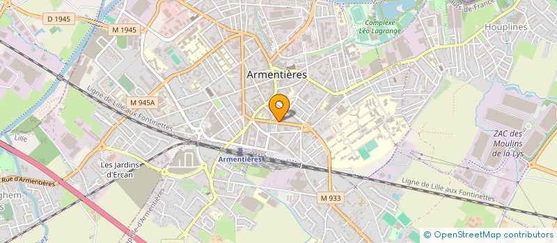 localisation de l'entreprise ARMENTIERES PIECES AUTO à ARMENTIERES