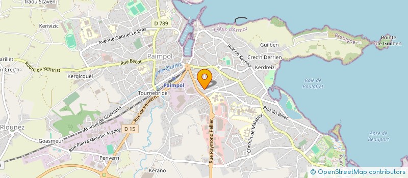 localisation de l'entreprise ARMERIA  PAIMPOL