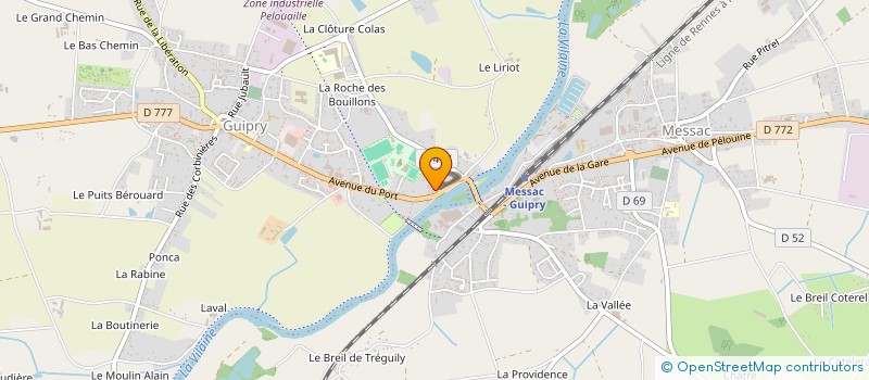 localisation de l'entreprise ARMERIA EXPERT à GUIPRY-MESSAC