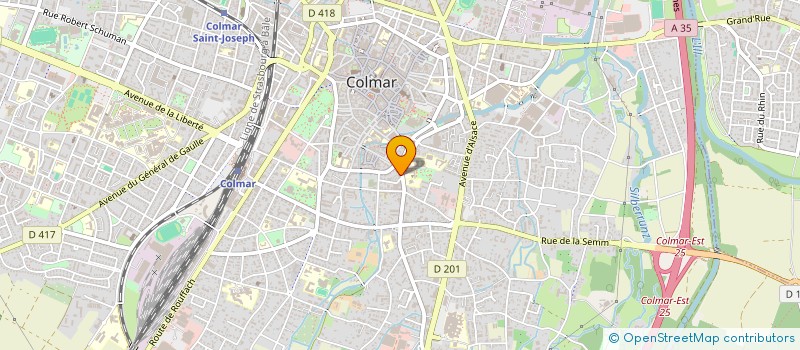 localisation de l'entreprise ARMES BALOISES  COLMAR