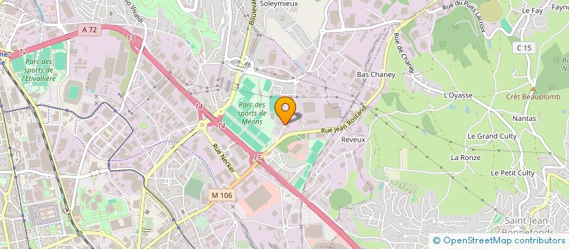 localisation de l'entreprise ARMES BLANCHES DISTRIBUTION à SAINT-ETIENNE