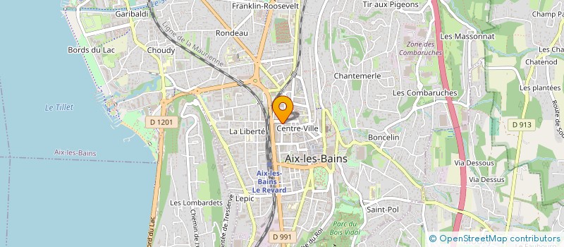 localisation de l'entreprise ARMES CONCEPT à AIX-LES-BAINS