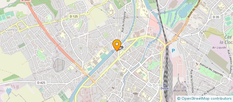localisation de l'entreprise ARMES ET LOISIRS à DOUAI