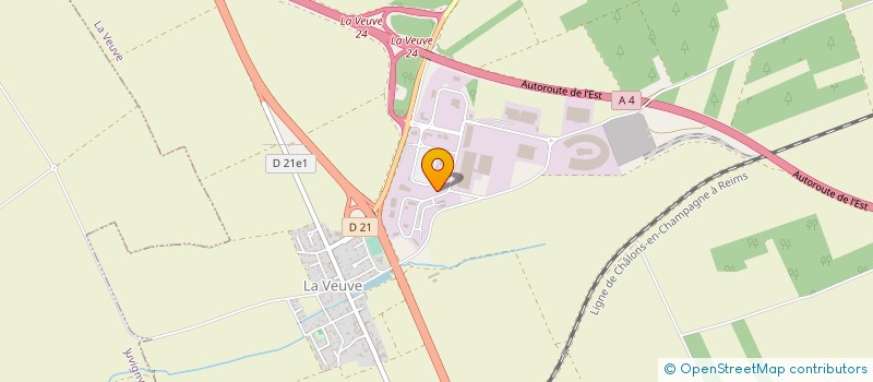 localisation de l'entreprise ARMES ET PASSION  LA VEUVE