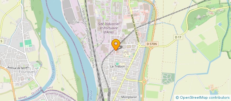 localisation de l'entreprise ARMES - EXPRESS à ARLES