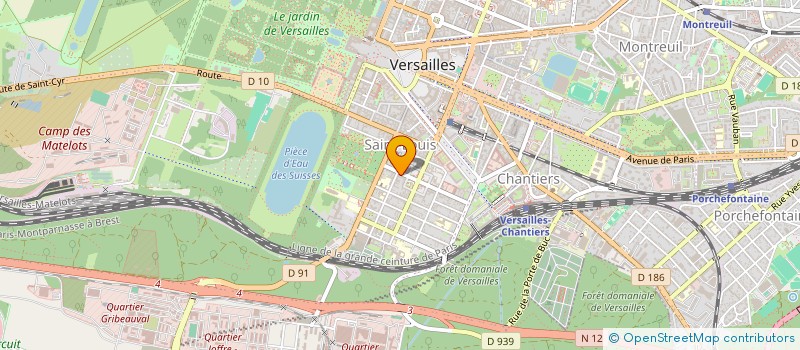 localisation de l'entreprise ARMIANE PRINT à VERSAILLES
