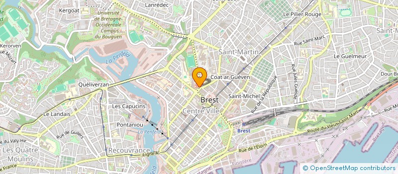 localisation de l'entreprise ARMIDE à BREST