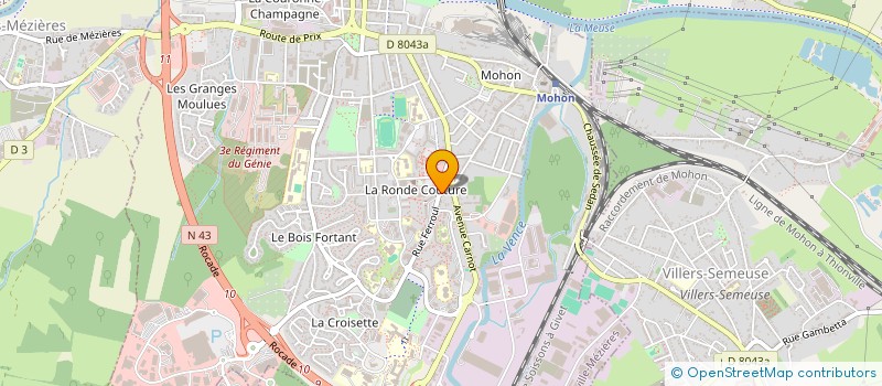 localisation de l'entreprise ARMIKO à CHARLEVILLE-MEZIERES