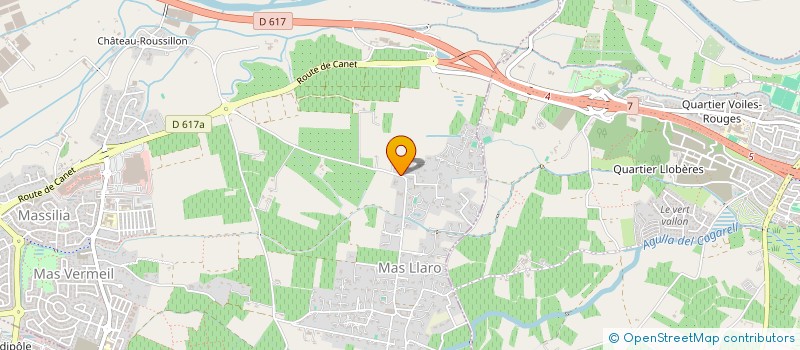 localisation de l'entreprise ARMILA  PERPIGNAN