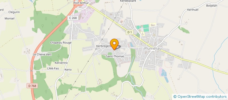 localisation de l'entreprise ARMIMAJE  PLUMELIAU-BIEUZY