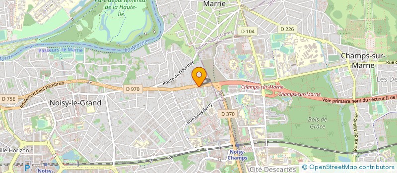 localisation de l'entreprise ARMIN COUVERTURE à NOISY-LE-GRAND