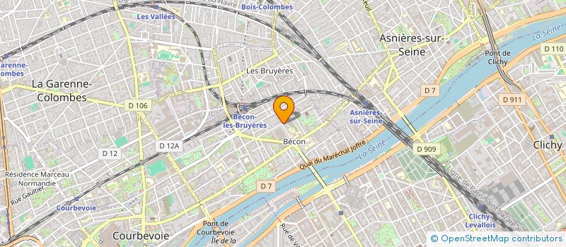 localisation de l'entreprise ARMINDO à COURBEVOIE