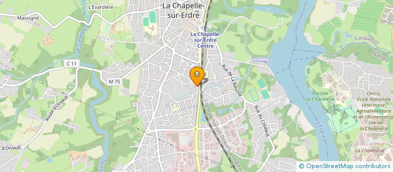 localisation de l'entreprise ARMINEL à LA CHAPELLE-SUR-ERDRE