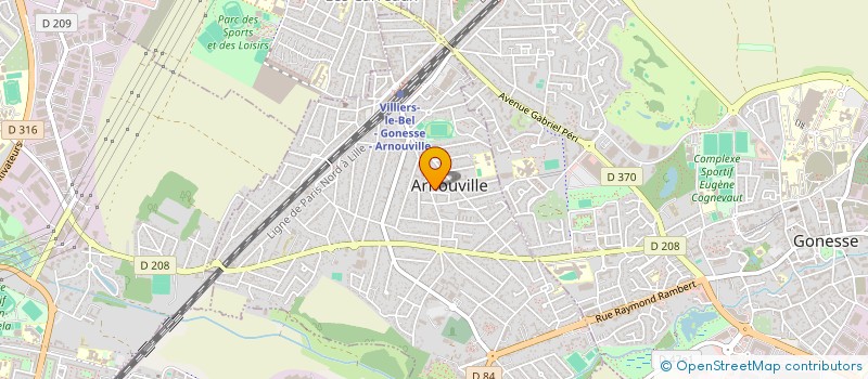 localisation de l'entreprise ARMIR à ARNOUVILLE