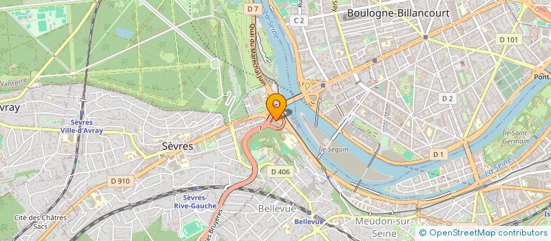 localisation de l'entreprise ARMISTICE DISTRIBUTION à SEVRES