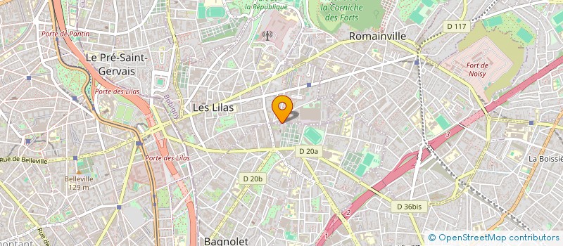 localisation de l'entreprise ARMLT à LES LILAS