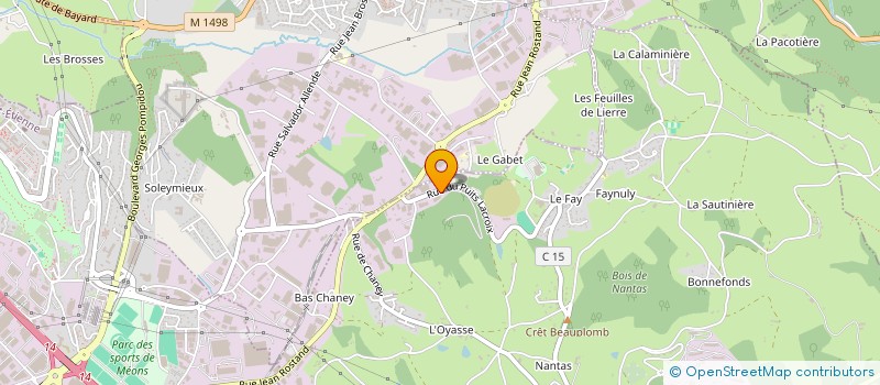 localisation de l'entreprise ARMMH  SAINT-JEAN-BONNEFONDS