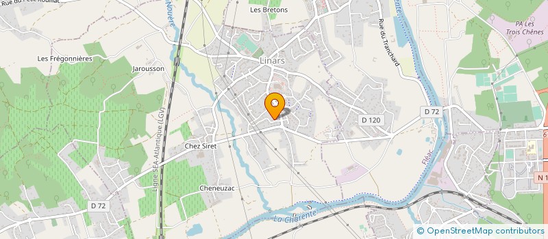 localisation de l'entreprise ARMO à FLEAC
