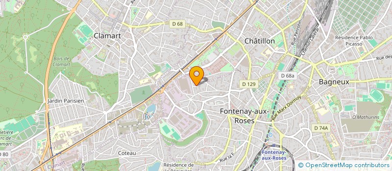 localisation de l'entreprise ARMODEL SA à FONTENAY-AUX-ROSES
