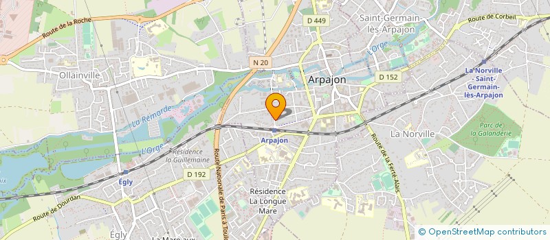localisation de l'entreprise ARMOGAN  ARPAJON