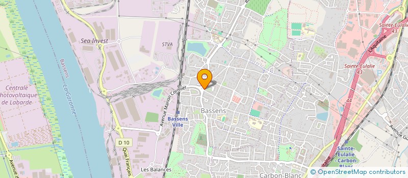 localisation de l'entreprise ARMOIRIES D ANTAN  BASSENS