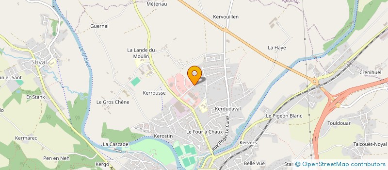 localisation de l'entreprise ARMOJAC à PONTIVY