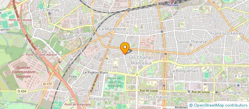 localisation de l'entreprise ARMOLEO  RENNES