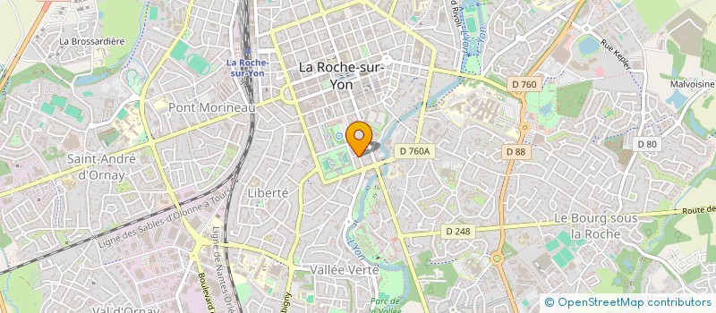 localisation de l'entreprise ARMOMY-IMMOBILIER à LA ROCHE-SUR-YON