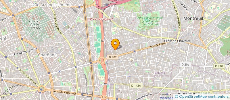 localisation de l'entreprise ARMON  MONTREUIL