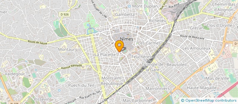 localisation de l'entreprise ARMONI  NIMES