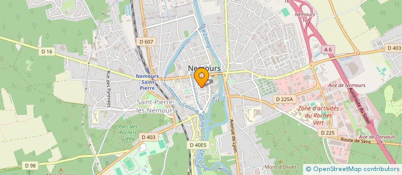 localisation de l'entreprise ARMONI à NEMOURS