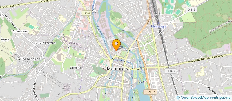 localisation de l'entreprise ARMONI INGENIERIE à MONTARGIS