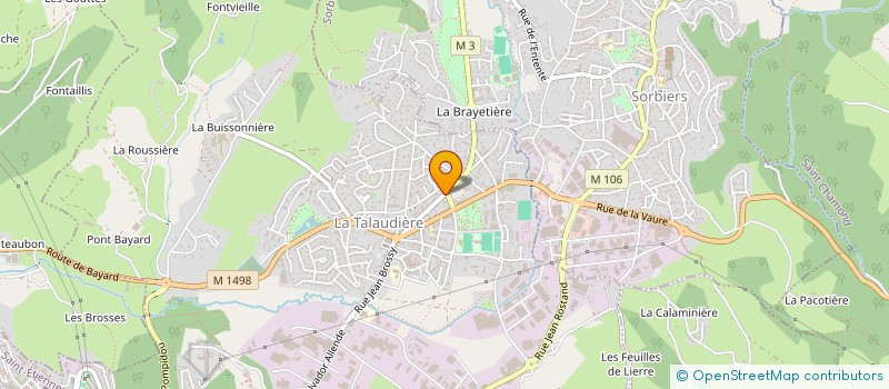 localisation de l'entreprise ARMONI ZEN  LA TALAUDIERE