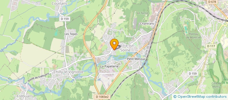 localisation de l'entreprise ARMONIA  MESSIA-SUR-SORNE