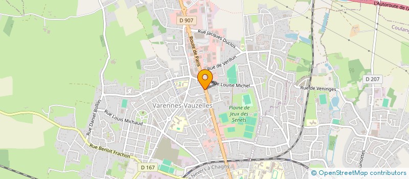localisation de l'entreprise ARMONIAL à VARENNES-VAUZELLES