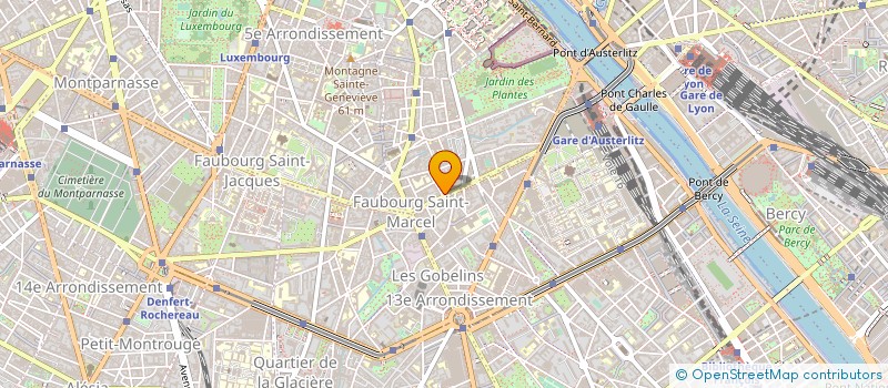 localisation de l'entreprise ARMONIC SAINT MARCEL  PARIS