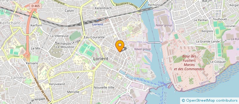 localisation de l'entreprise ARMONIE à LORIENT