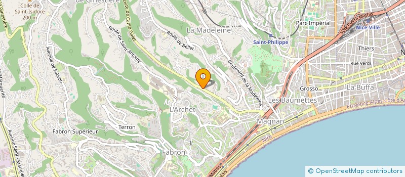 localisation de l'entreprise ARMONIE TANGO à NICE