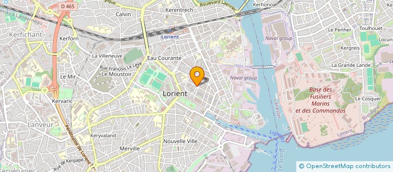 localisation de l'entreprise ARMONY à LORIENT