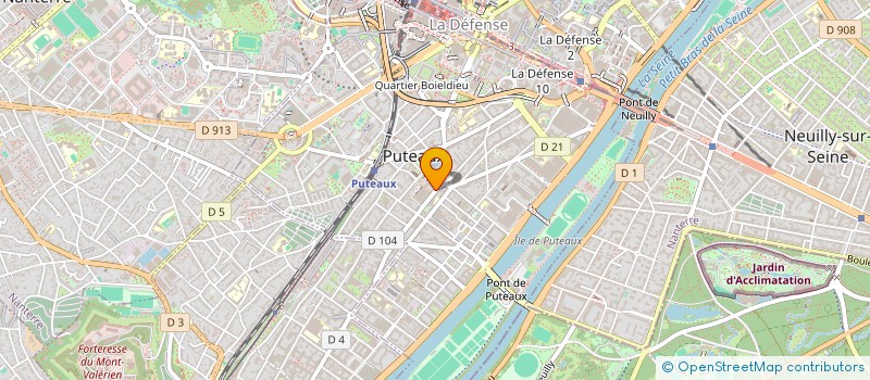 localisation de l'entreprise ARMONY & DESIGN  PUTEAUX