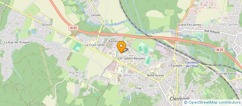 localisation de l'entreprise ARMONY FINANCEMENT à CLERMONT
