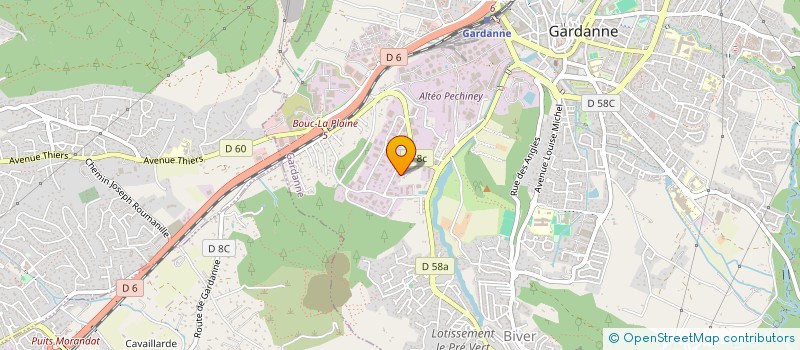 localisation de l'entreprise ARMONY MULTISERVICES à GARDANNE