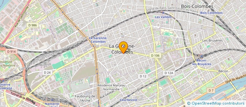 localisation de l'entreprise ARMONY RENOVATION à LA GARENNE-COLOMBES
