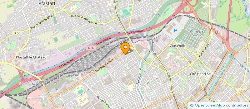 localisation de l'entreprise ARMONY SARL  MULHOUSE