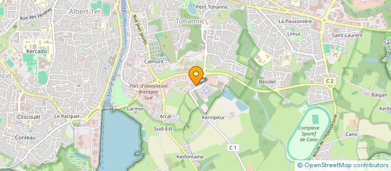 localisation de l'entreprise ARMONYS RESTAURATION à VANNES