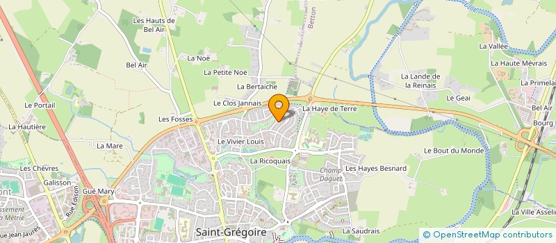 localisation de l'entreprise ARMOR  SAINT-GREGOIRE