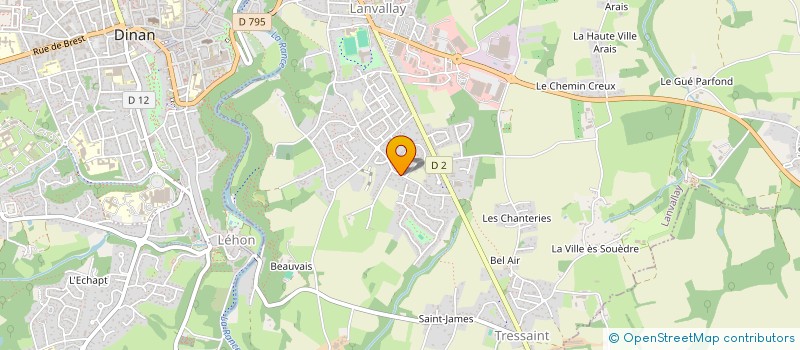 localisation de l'entreprise ARMOR AERO TRAINING à LANVALLAY