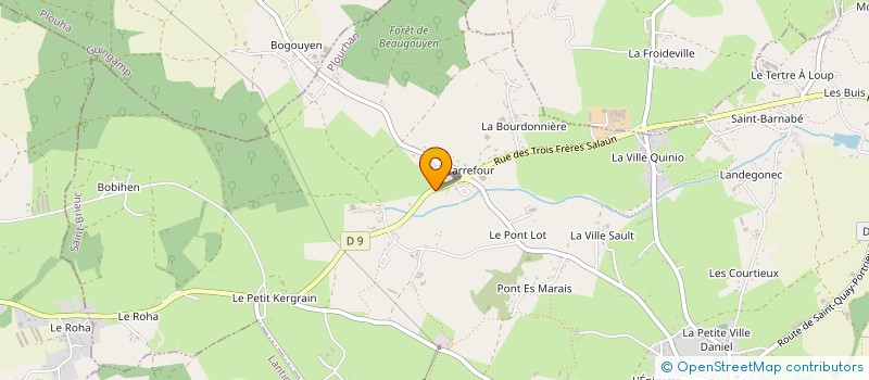 localisation de l'entreprise ARMOR AMENAGEMENT  PLOURHAN