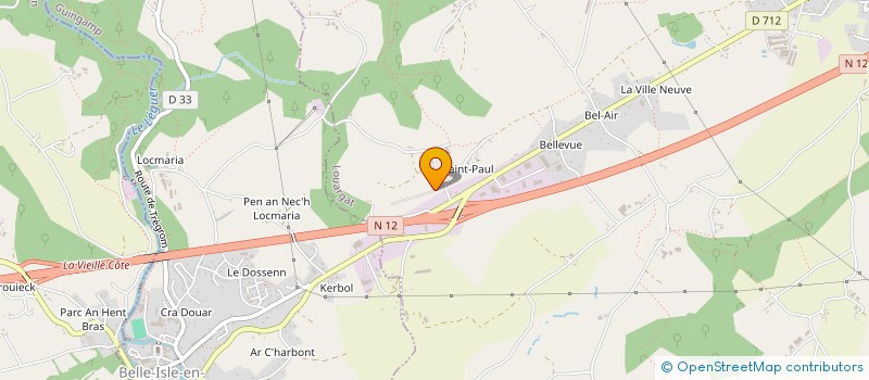 localisation de l'entreprise ARMOR & ARGOAT MOBILITE  LOUARGAT